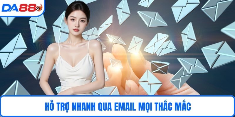 Hỗ trợ nhanh qua email mọi thắc mắc